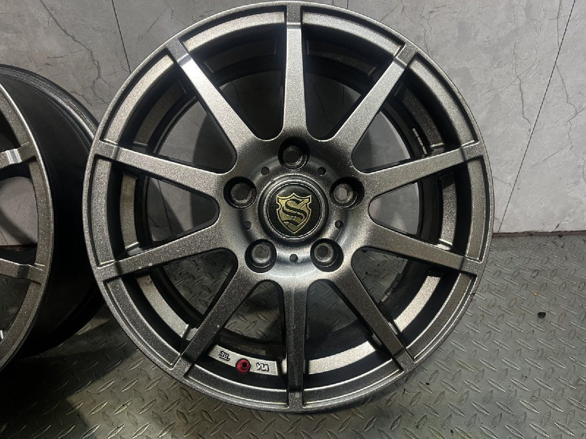 ストレンジャー 社外ホイール 15インチ 4本 .3 50 フリード ヴォクシー ノア エスクァイア ステップワゴン等 MHA 731