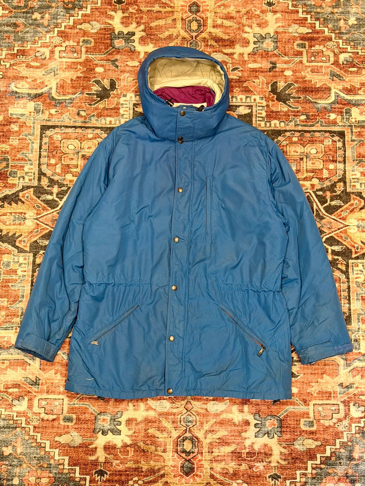 80 s | L.L.Bean マウンテンパーカー エルエルビーン 80年代 ナイロンジャケット 中綿ジャケット 青 ブルー L