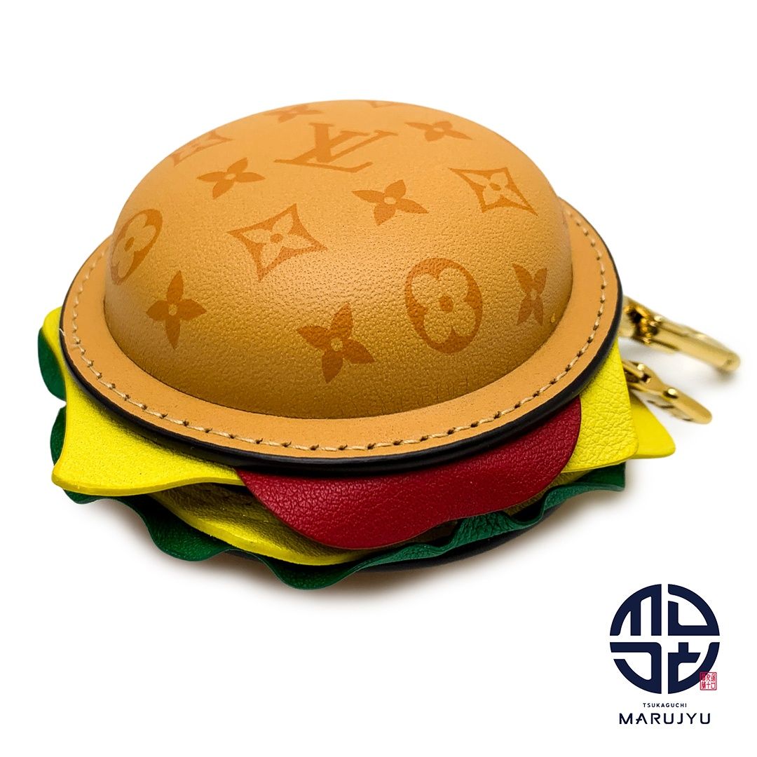 LOUIS VUITTON ルイヴィトン モノグラムパターン バーガーチャーム M 02218 キーホルダー バッグチャーム ブランド 小物