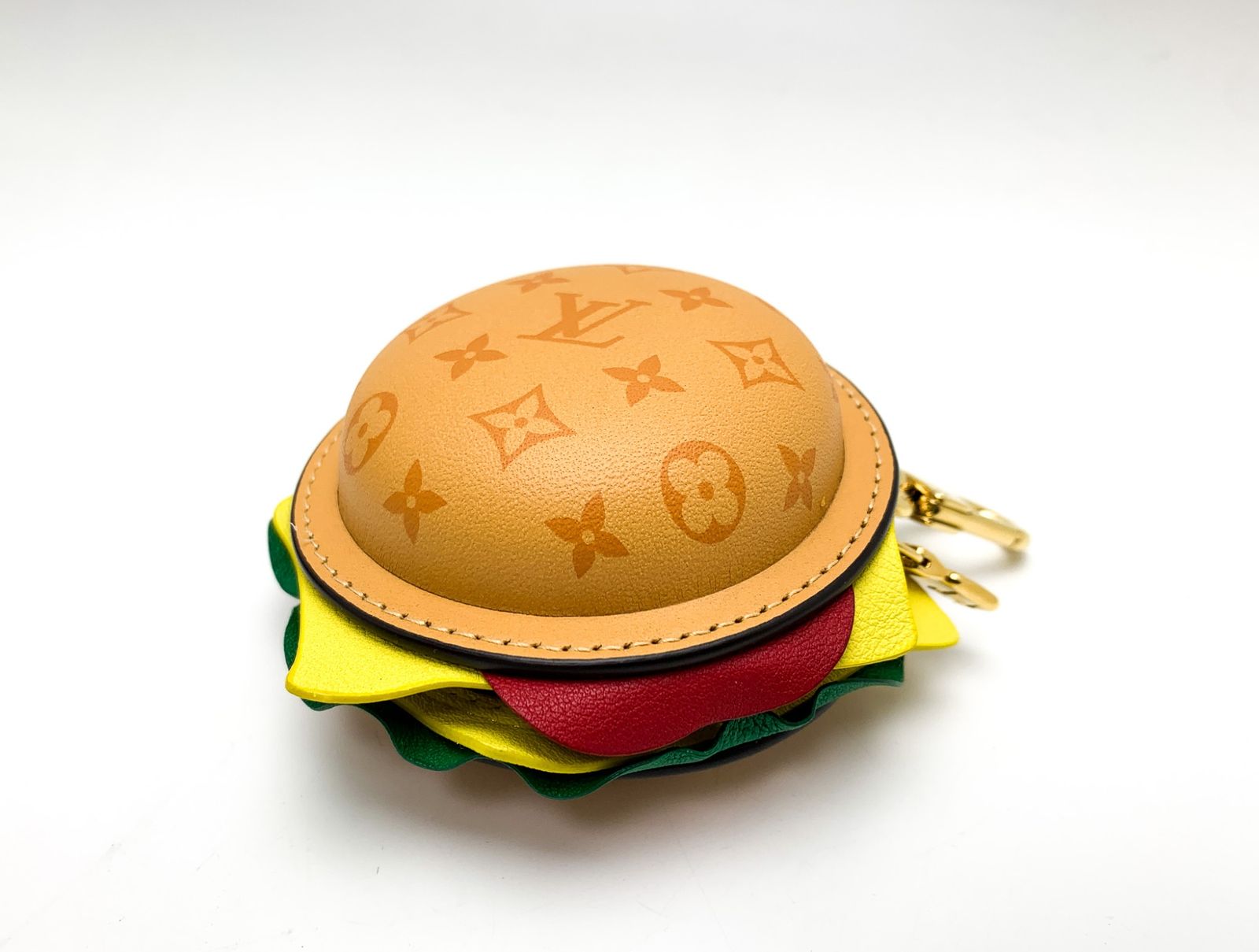 LOUIS VUITTON ルイヴィトン モノグラムパターン バーガーチャーム 