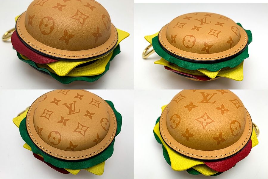 LOUIS VUITTON ルイヴィトン モノグラムパターン バーガーチャーム