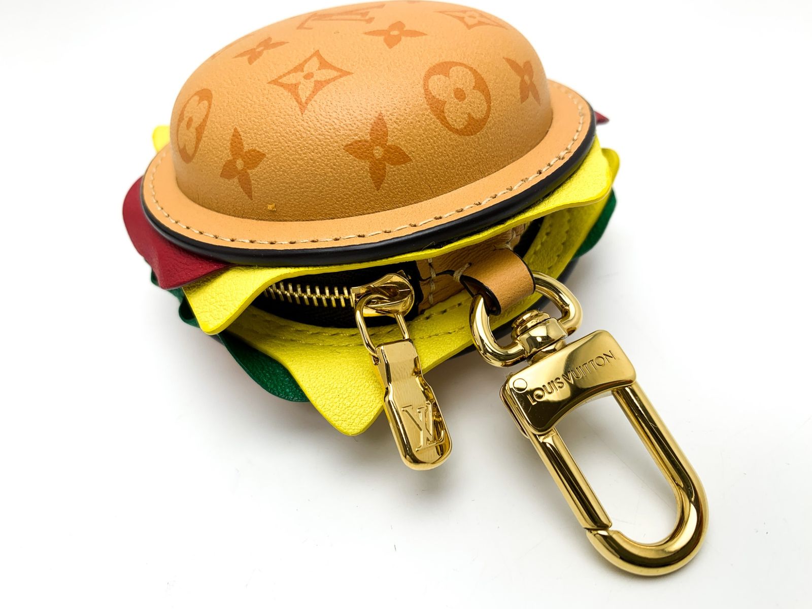 LOUIS VUITTON ルイヴィトン モノグラムパターン バーガーチャーム
