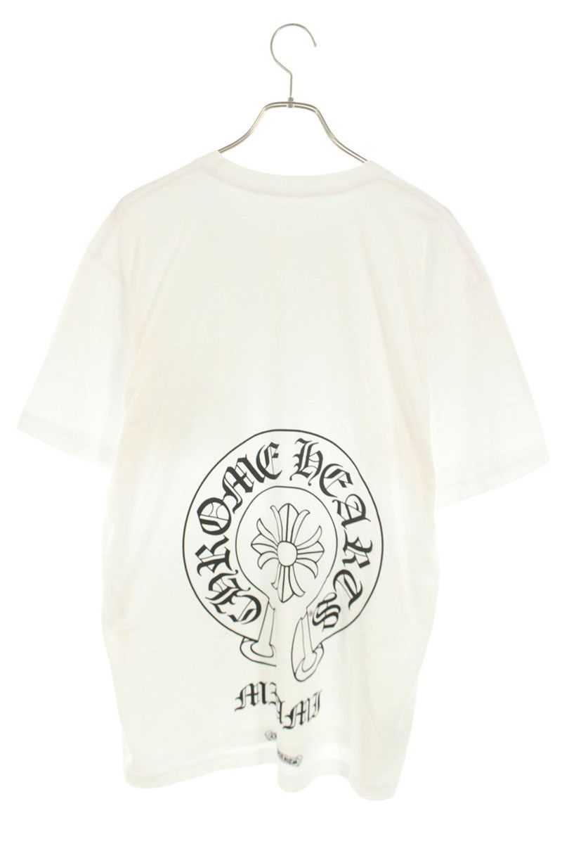 クロムハーツ CH T-SHRT LTD マイアミ限定バックホースシュープリントT