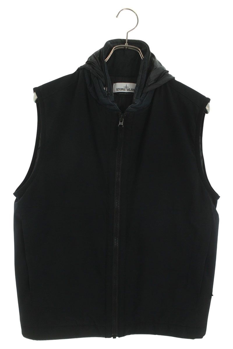 STONE ISLAND(ストーンアイランド) ⁄ HOODED ZIP FRONT VEST STONE ISLAND(ストーンアイランド) ⁄ HOODED ZIP FRONT VEST