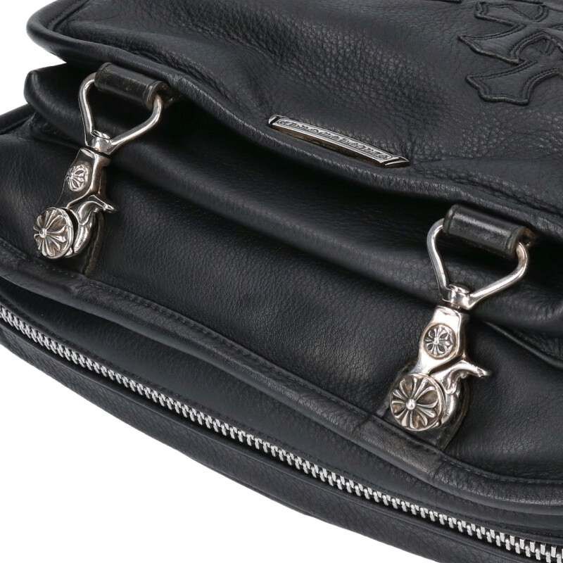 クロムハーツ SHOULDER BAG-SM セメタリークロスパッチレザー