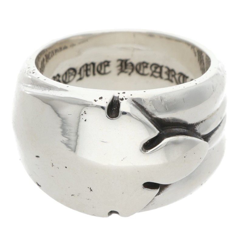 クロムハーツ SINGLE |シングルフ ニー シルバーリング メンズ 14号 12|28～1|6 発送 問い合わせ遅延