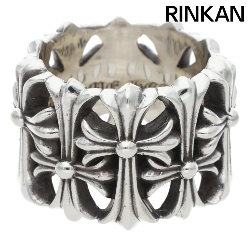 クロムハーツ |セメタリークロス シルバーリング メンズ 24号 12|28～1|6 発送 問い合わせ遅延