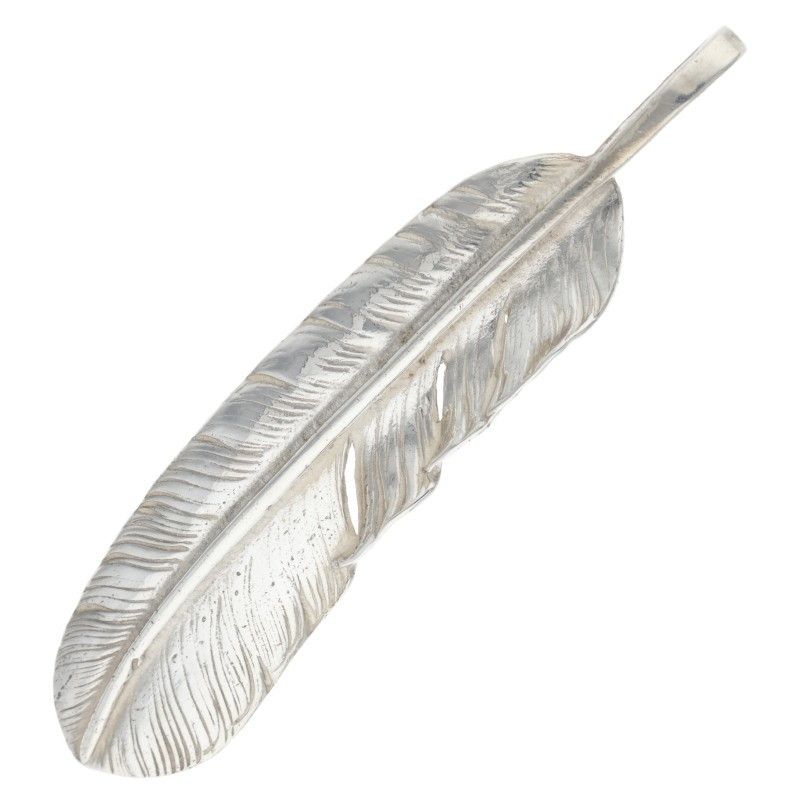 ゴローズ オールドプレーン特大フェザー 左向き ネックレストップ メンズ 特大 12|28～1|6 発送 問い合わせ遅延