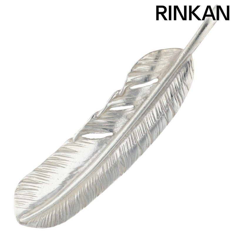 ゴローズ オールドプレーン特大フェザー 右向き ネックレストップ メンズ 特大 12|28～1|6 発送 問い合わせ遅延