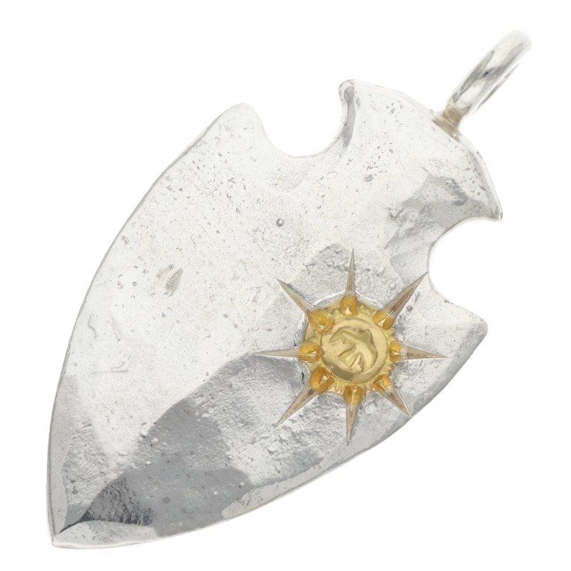 ゴローズ 印台ずれ 金メタル付き矢じり 大 ネックレストップ メンズ 12 28～1 6 発送 問い合わせ遅延