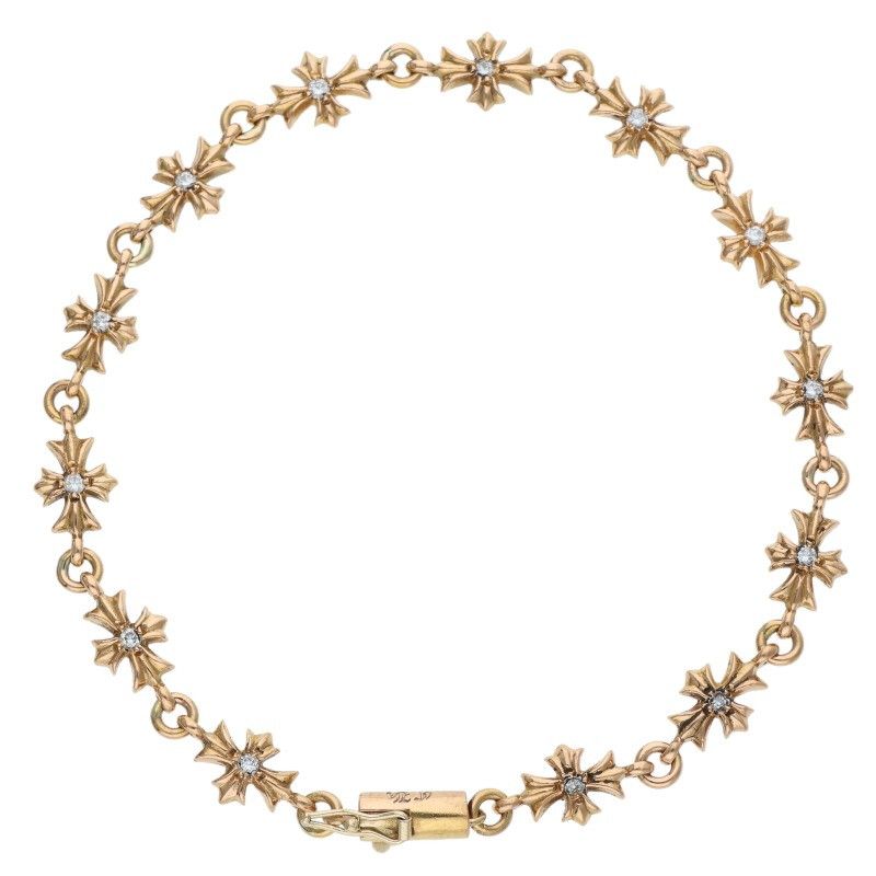 クロムハーツ 22K TNY E CH PLS P/D/タイニーECHプラス PAVEダイヤ