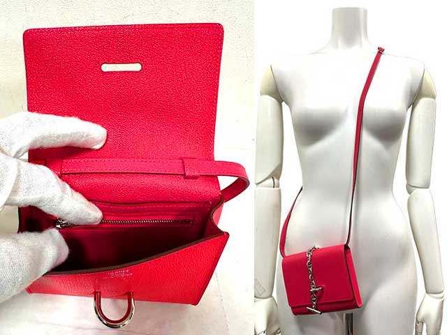 中古】【美品】HERMES エルメス シェーヌダンクル コンパクト