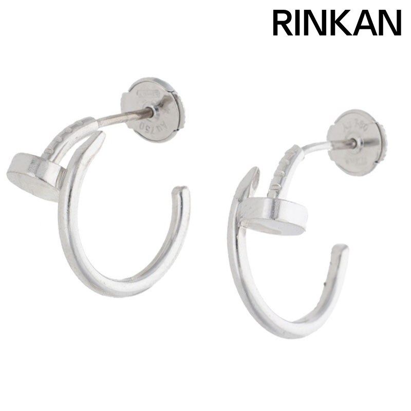 カルティエ JUSTE UN CLOU K 18 WGピアス メンズ 12|28～1|6 発送 問い合わせ遅延