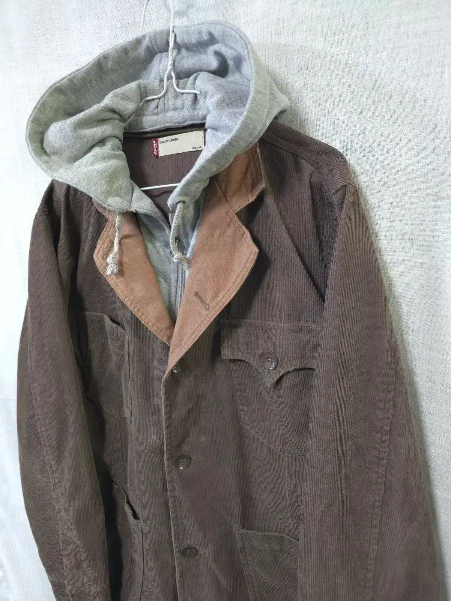 リーバイス コーデュロイ フード ジャケット カジュアル ブレーザー スーツ メンズ 100