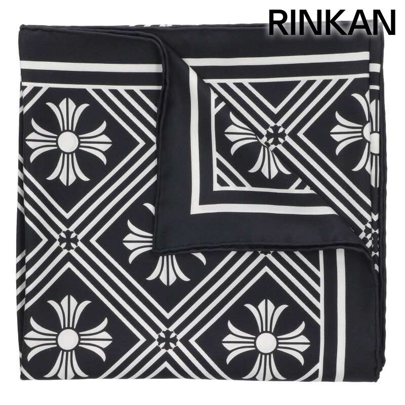 クロムハーツ CH SCARF|スカーフ CHプラス総柄シルクスカーフ メンズ 12|28～1|6 発送 問い合わせ遅延