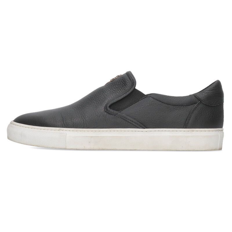 クロムハーツ SLIP ON BLK CALF/スリッポン ダガー付レザースニーカー