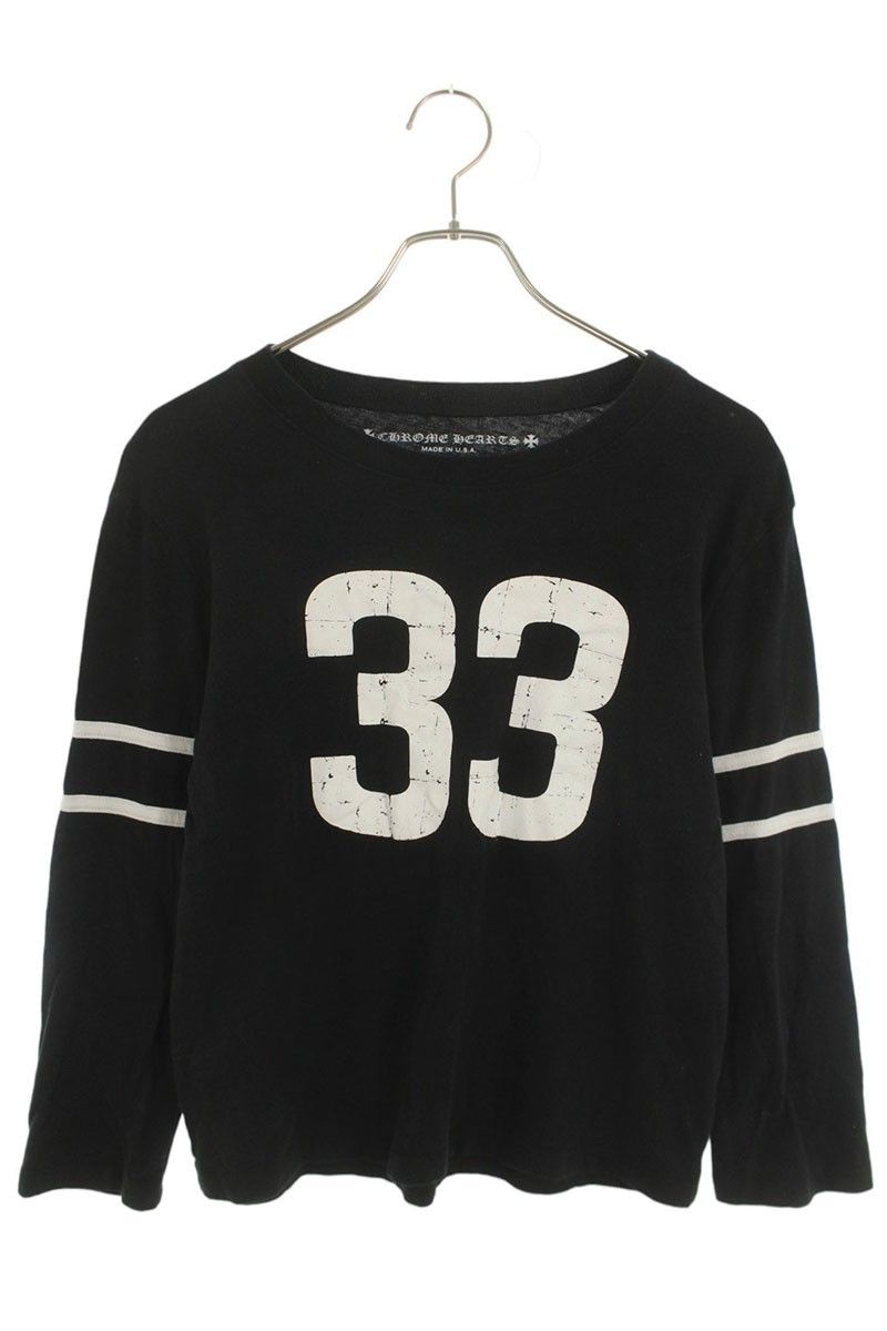 クロムハーツ ROLLER SKATE HORSESHOUE L S TEE ナンバリングプリント