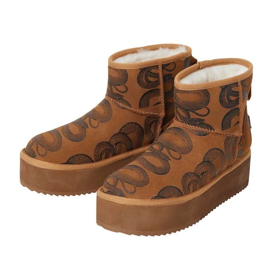 新品未使用】HYSTERIC GLAMOUR ムートンブーツ SNAKE LOOP