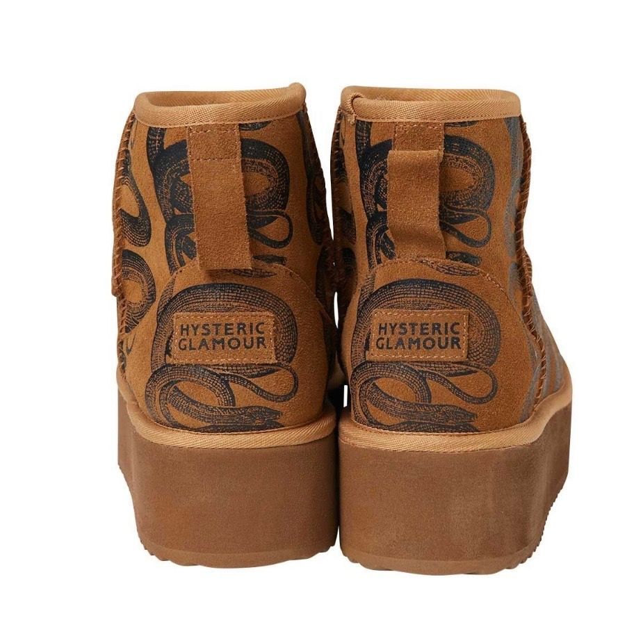 新品未使用】HYSTERIC GLAMOUR ムートンブーツ SNAKE LOOP