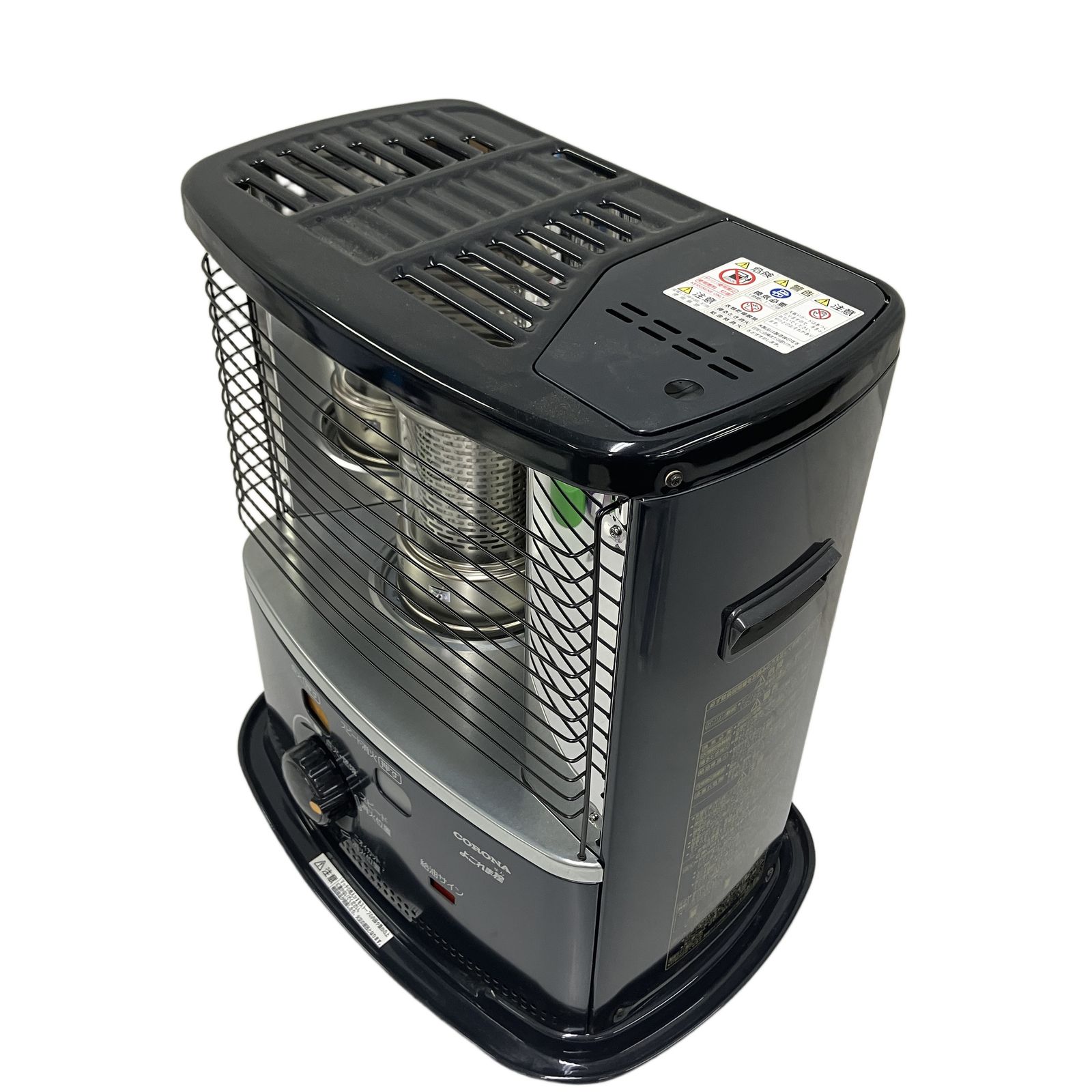 CORONA RX-2221Y-HD 自然通気形開放式石油ストーブ ダークグレー 箱