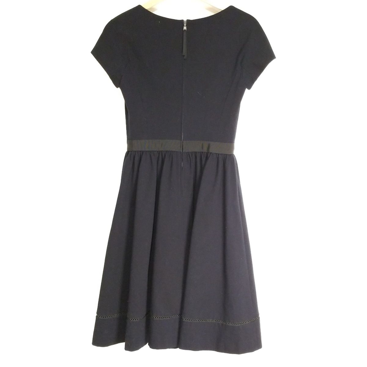 FOXEY YORK フォクシーニューヨーク ワンピース サイズ38 M レディース - 36610 ダークネイビー 半袖|ロング