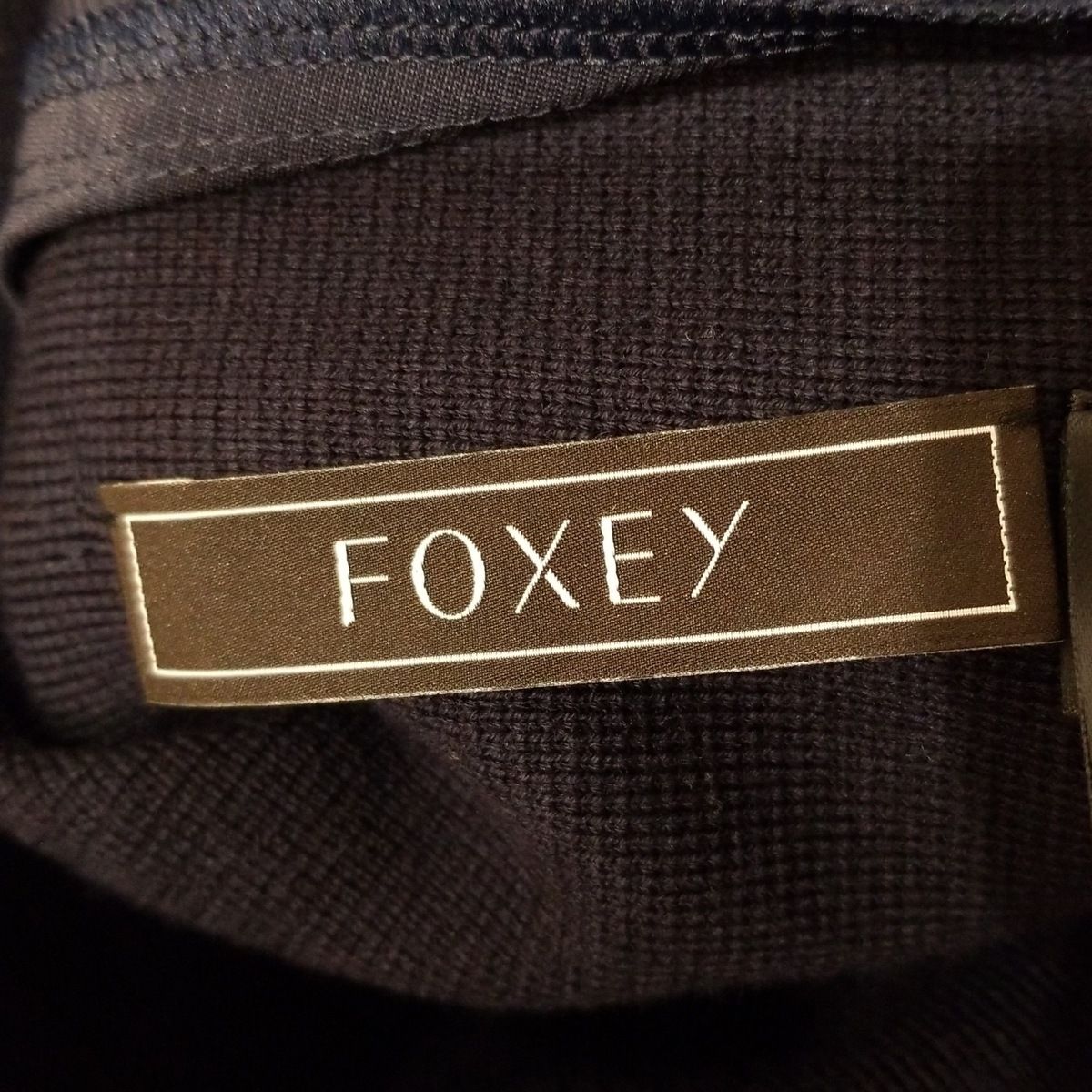 FOXEY(フォクシー) ワンピース サイズ38 M レディース - 40389 ダーク
