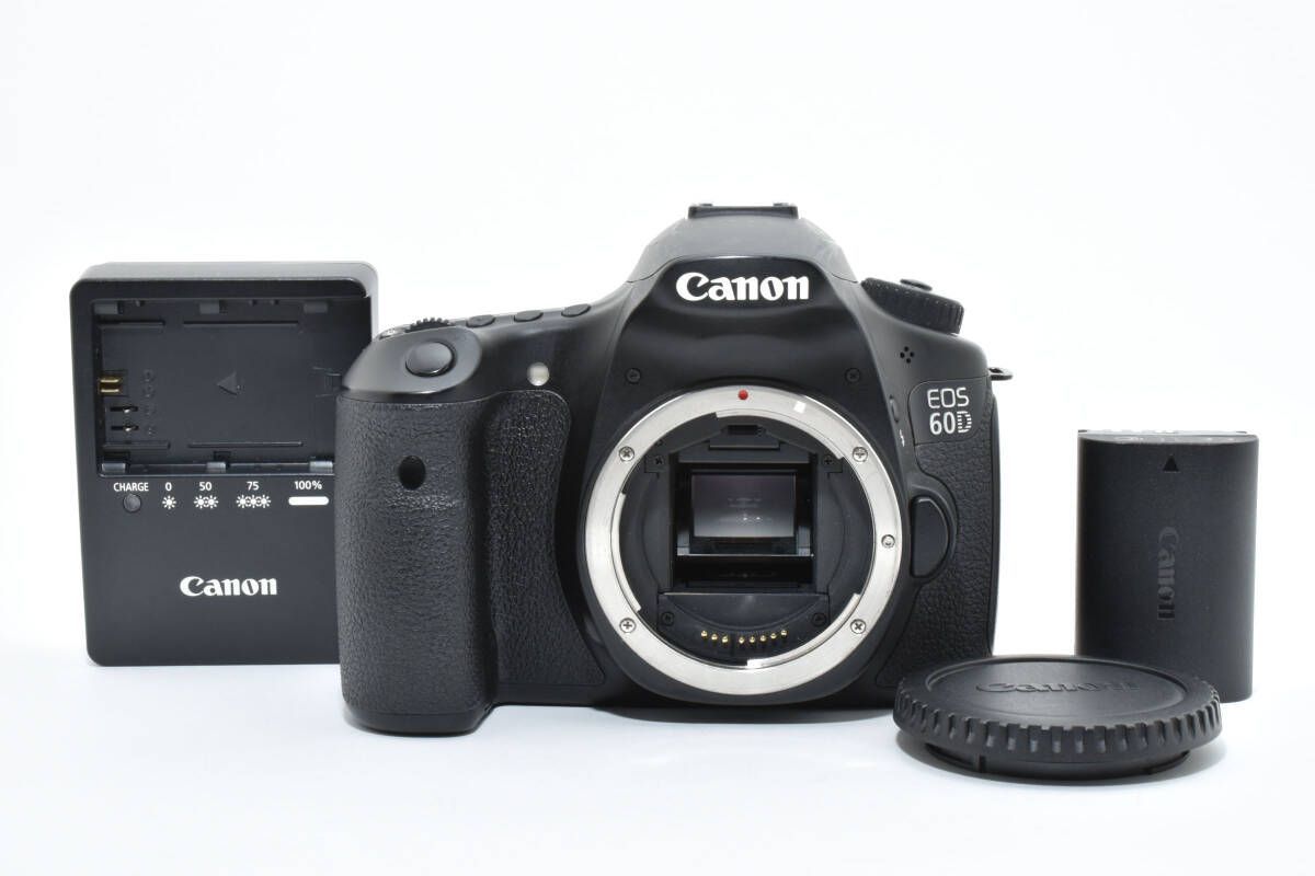上品 ショット数3 718回 キヤノン Canon EOS 60 D ボディ 1052 j