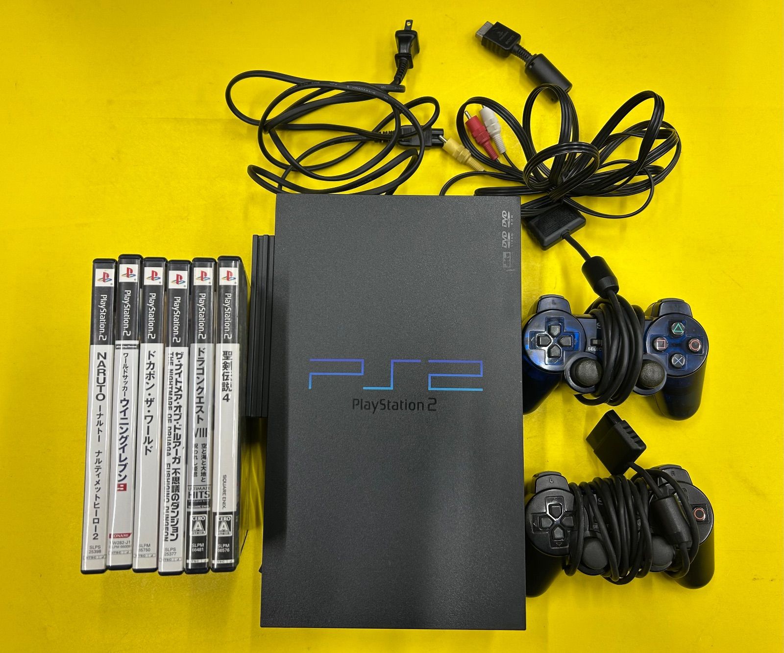 PlayStation 2 本体 ソフト 6点セット