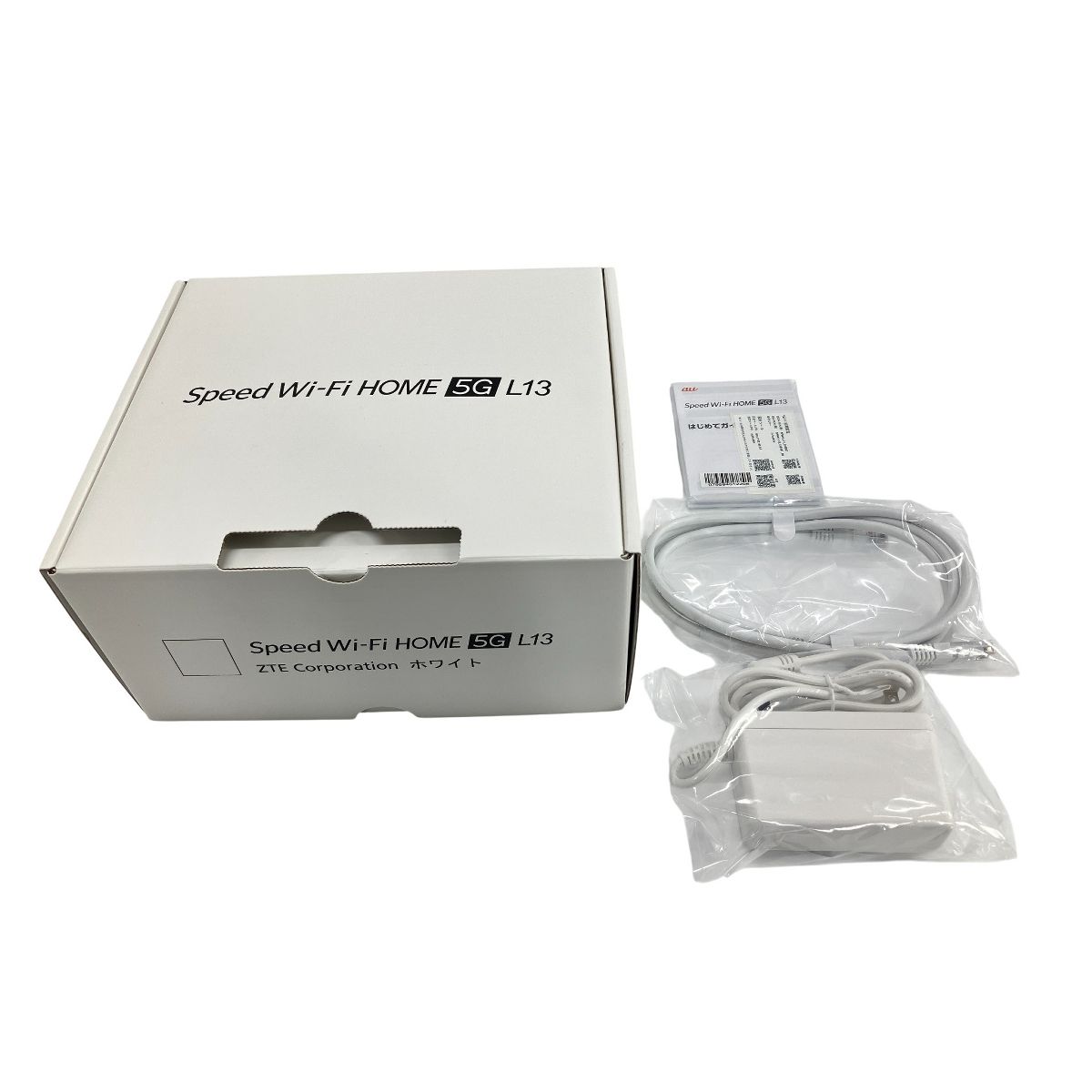 ZTE Corporation ゼットティーイー Speed Wi-Fi HOME 5 G L 13 ホームルーター ♥ 開封