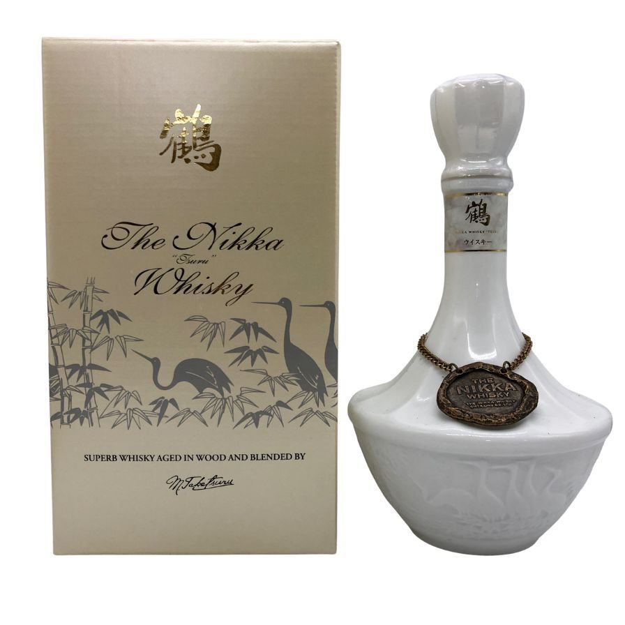 東京限定】ニッカ 鶴 陶器ボトル 700ml 未開栓 - メルカリ