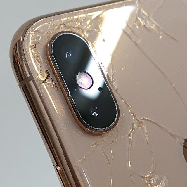 ジャンク品】iPhoneXs 512GB SoftBank ゴールド 送料無料 本体 c16168