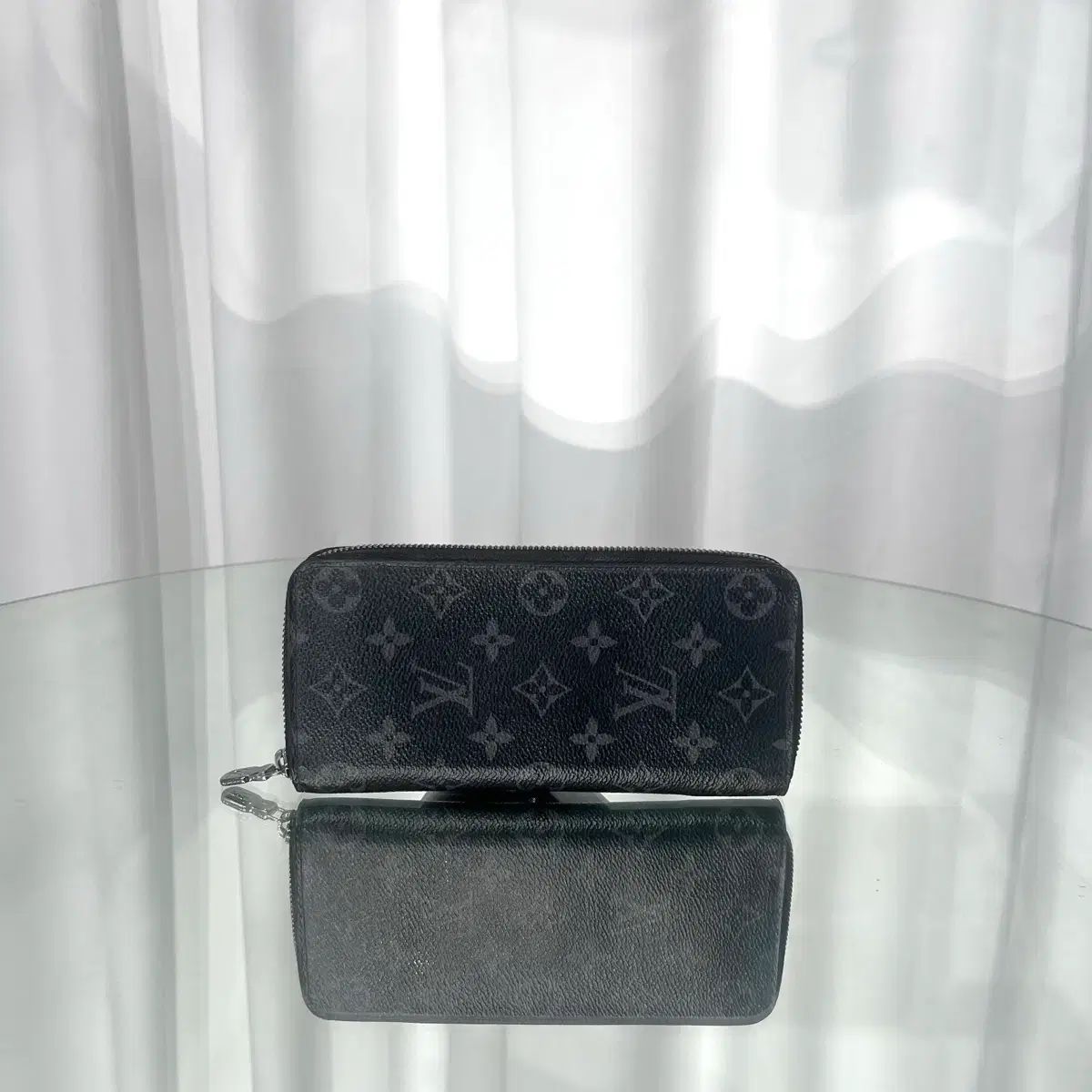 ルイヴィトン モノグラム ジッパー ドール 長財布 ブラック