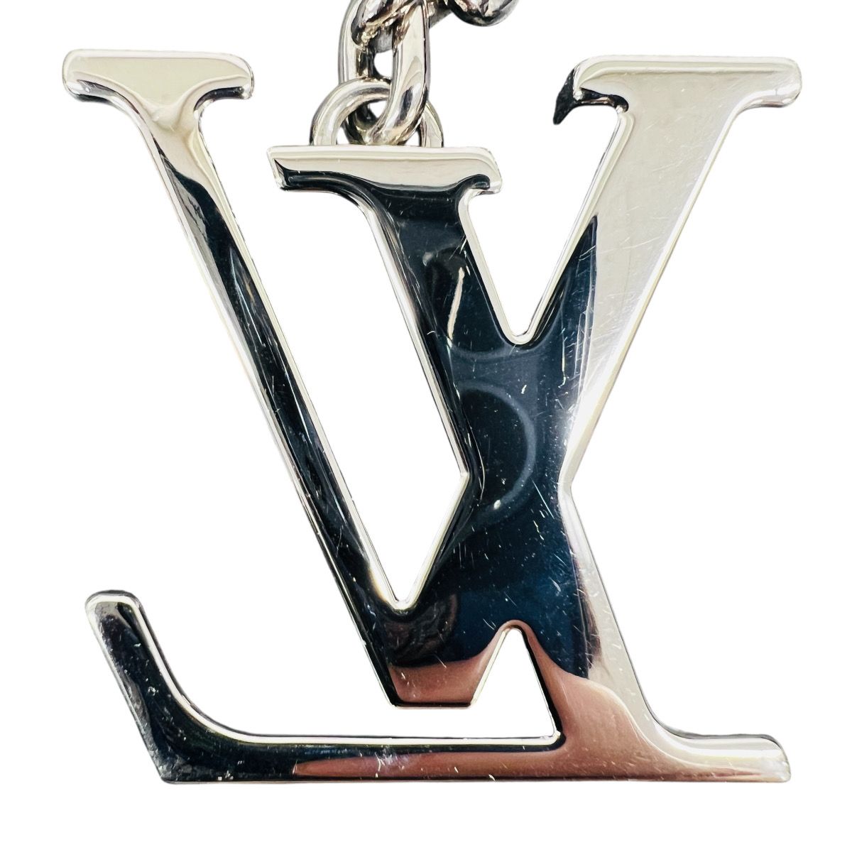  LOUIS VUITTON ルイヴィトン ポルトクレ イニシャル LV キーリング M 65071 メタル LE 0174 シルバー キーホルダー バッグ チャーム アクセサリー ヴィトン ABランク 鑑定済 ヴィトンキーリング キーホルダー キーリング 小物