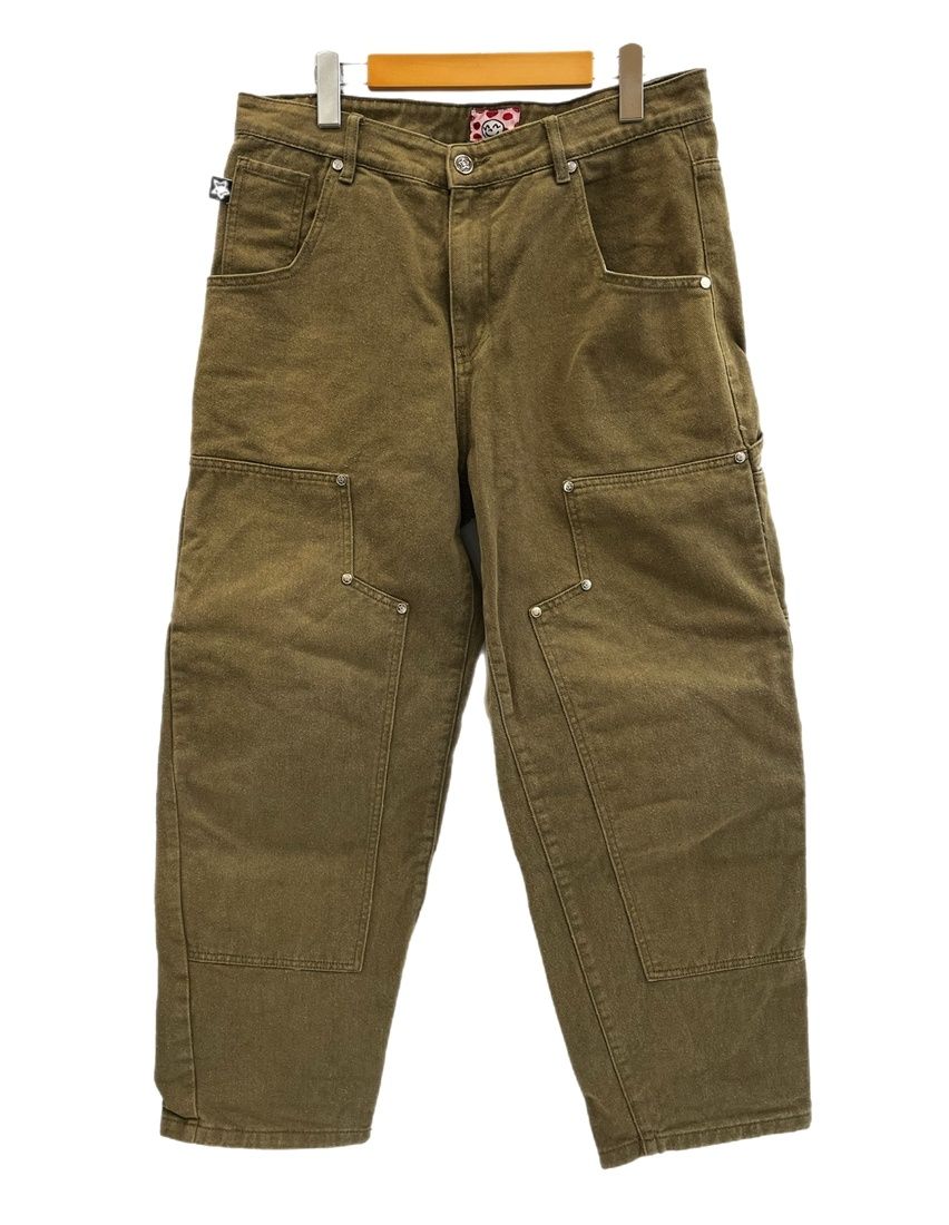 スターチーム STAR TEAM Double Knee ダブルニー カーゴパンツ カーキ 32インチ 101 MB-822