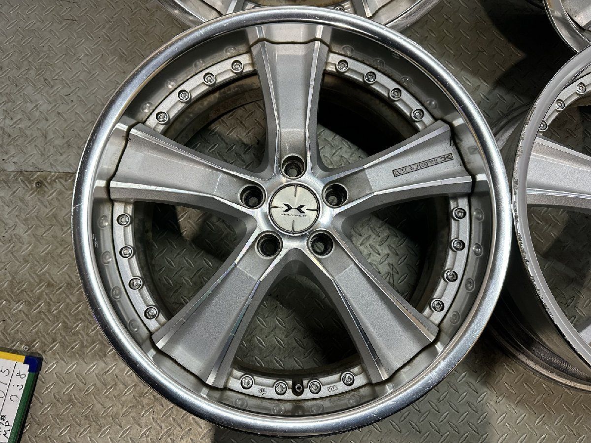 Weds 005 S CURLフランジ ウェッズ マーヴェリック マーベリック 19インチ 4本 7 3 38 アルファード等 MHB 638