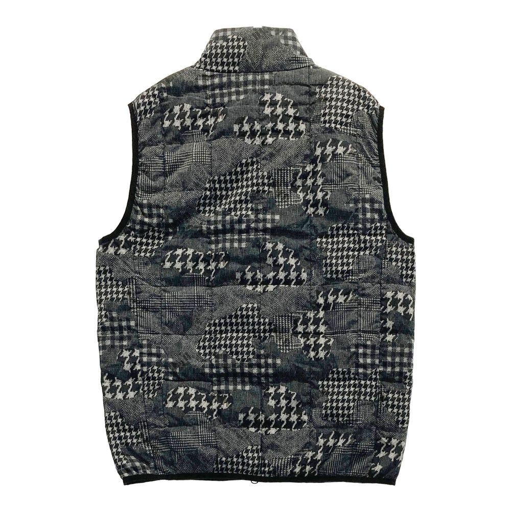 サイズ 2 DANCE WITH DRAGON ダンスウィズドラゴン ダウンベスト 総柄 グレー系 ゴルフウェア メンズ ストスト