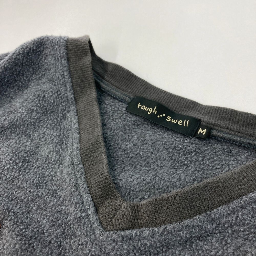 ラフアンドスウェル　ベスト　フリース　起毛　グレー　M ゴルフ　メンズ ラフアンドスウェル ベスト フリース 起毛 グレー M ゴルフ メンズ