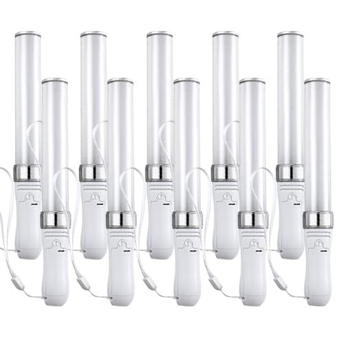 10本セット LED ペンライト コンサート 電池式 カラーチェンジ ライブ 推し活 パーティ 軽量po