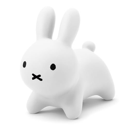 アイデス ブルーナボンボン ラビット ホワイト｜乗用ぬいぐるみ 3歳～ ンス遊びに 室内遊具 プレゼント 空気入れ付きpo