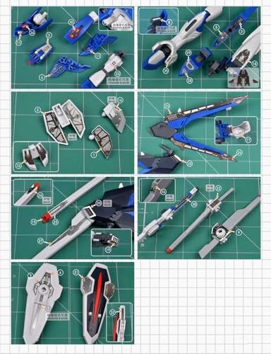 HG 1 144 ライジングフリーダムガンダム改造用ディテールアップ ハイクオリティーメタルパーツ 水転写式デカール付き 並行輸入品 po