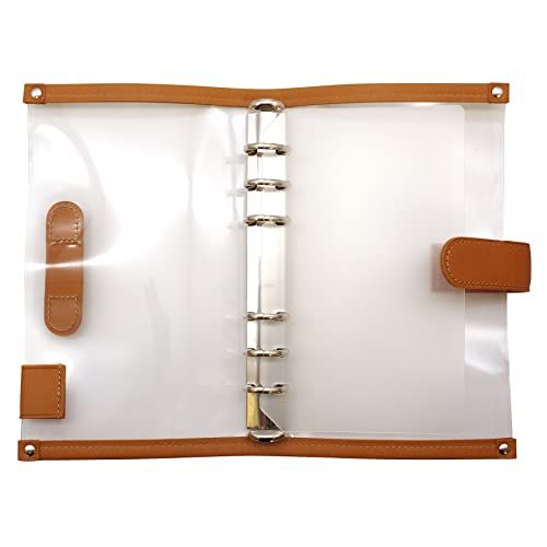 LETS STATIONERY GOODS クリア システム手帳 バイブル ブラック po