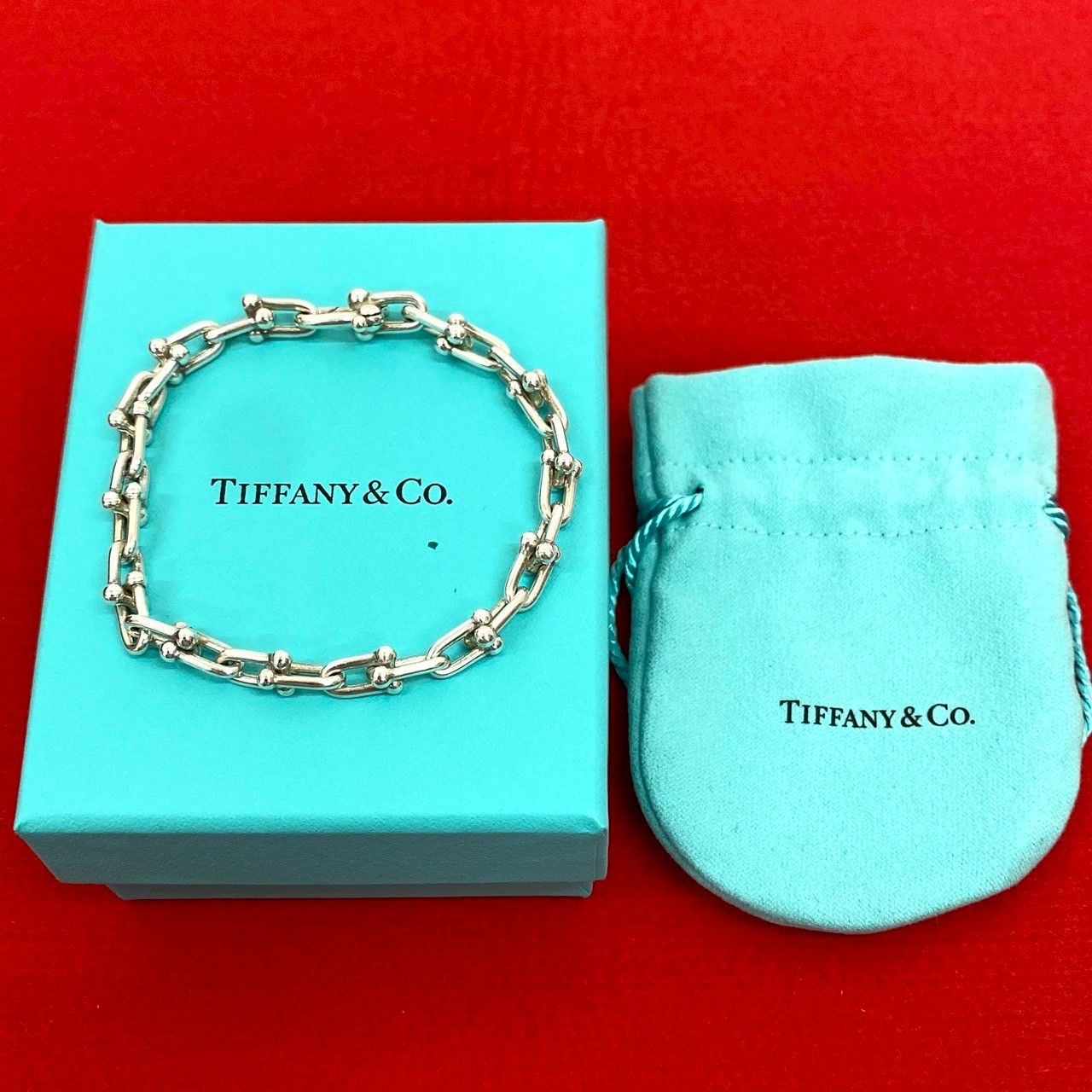 【箱，ポーチ付き】Tiffany.Co ブレスレット 箱，ポーチ付き】Tiffany.Co ブレスレット 箱，ポーチ付き】Tiffany.Co