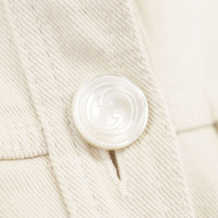 美品】GUCCI グッチ デニムジャケット Gジャン GG ロゴ インター