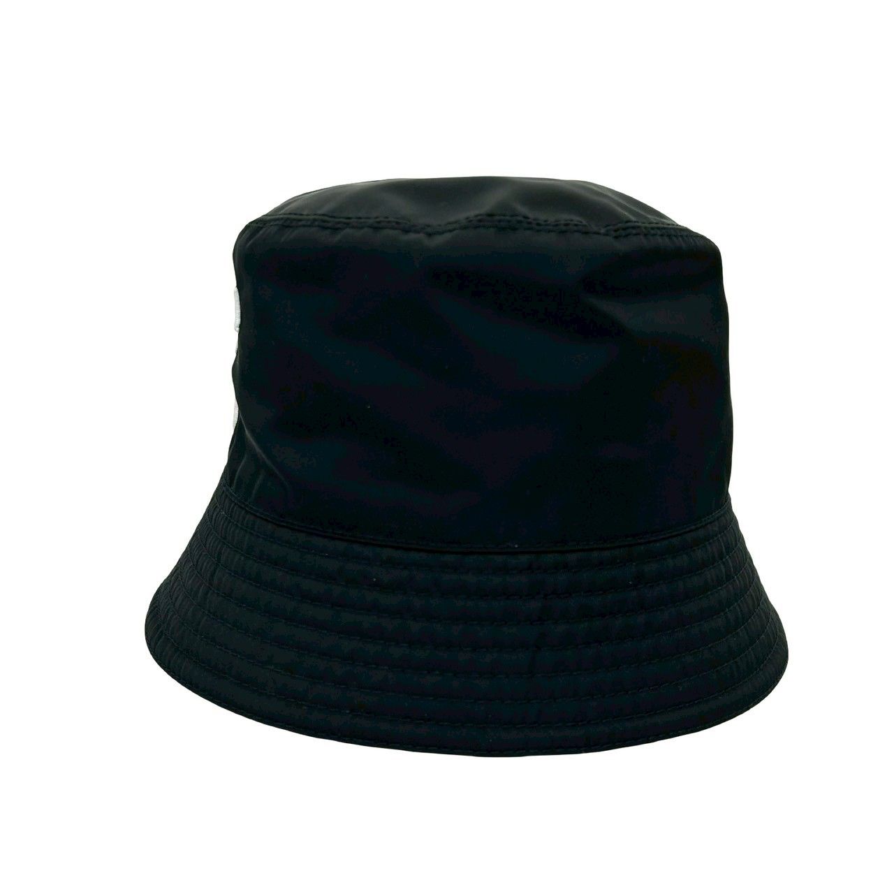 袋付き PRADA プラダ Re-Nylon ロゴ テスート ナイロン バケットハット 帽子 ブラック 黒 76141