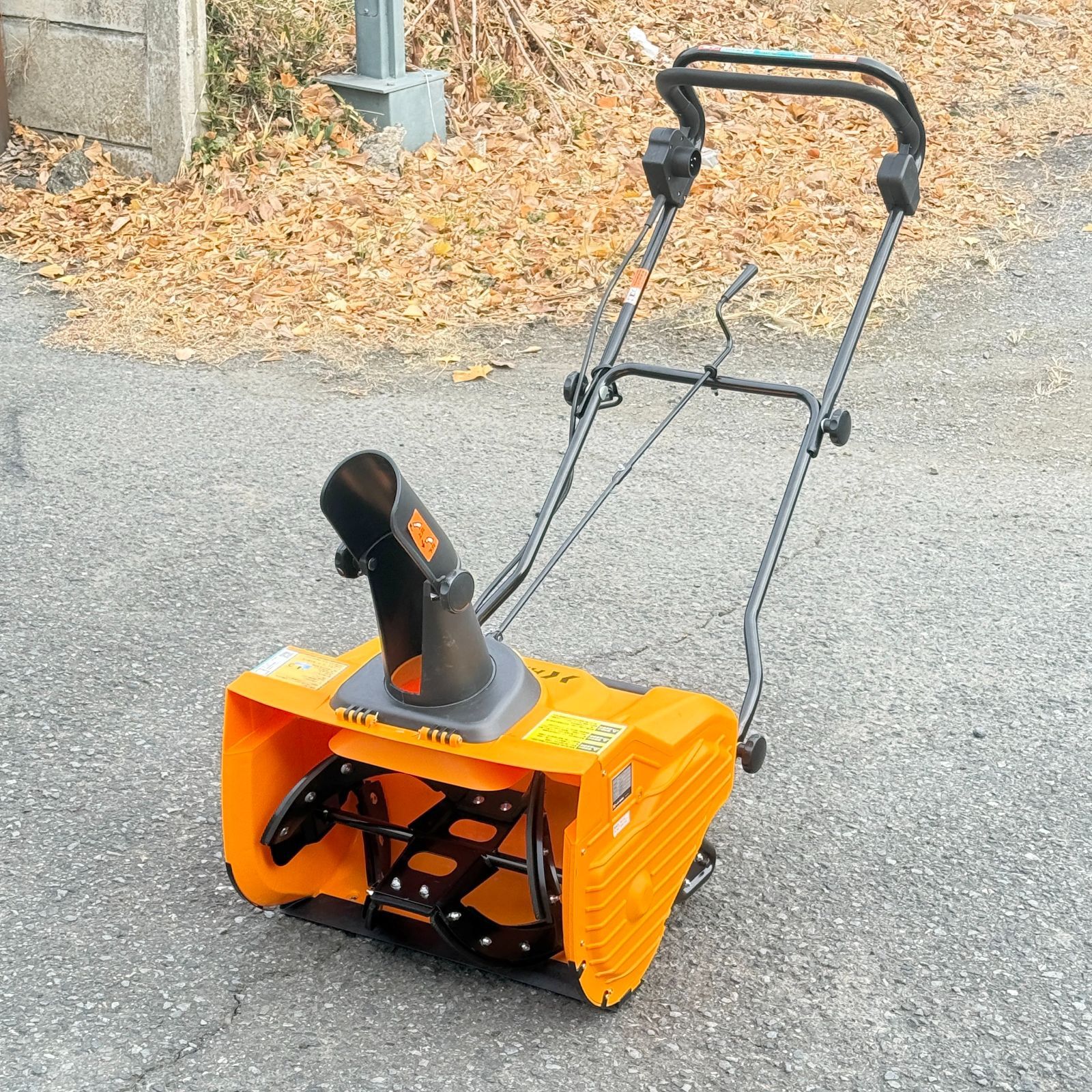 展示品 電動除雪機 コード式 手押し 家庭用 除雪幅50 cm 除雪高30 最大投雪距離10 m 2.1馬力 HG-K 1650 917-2