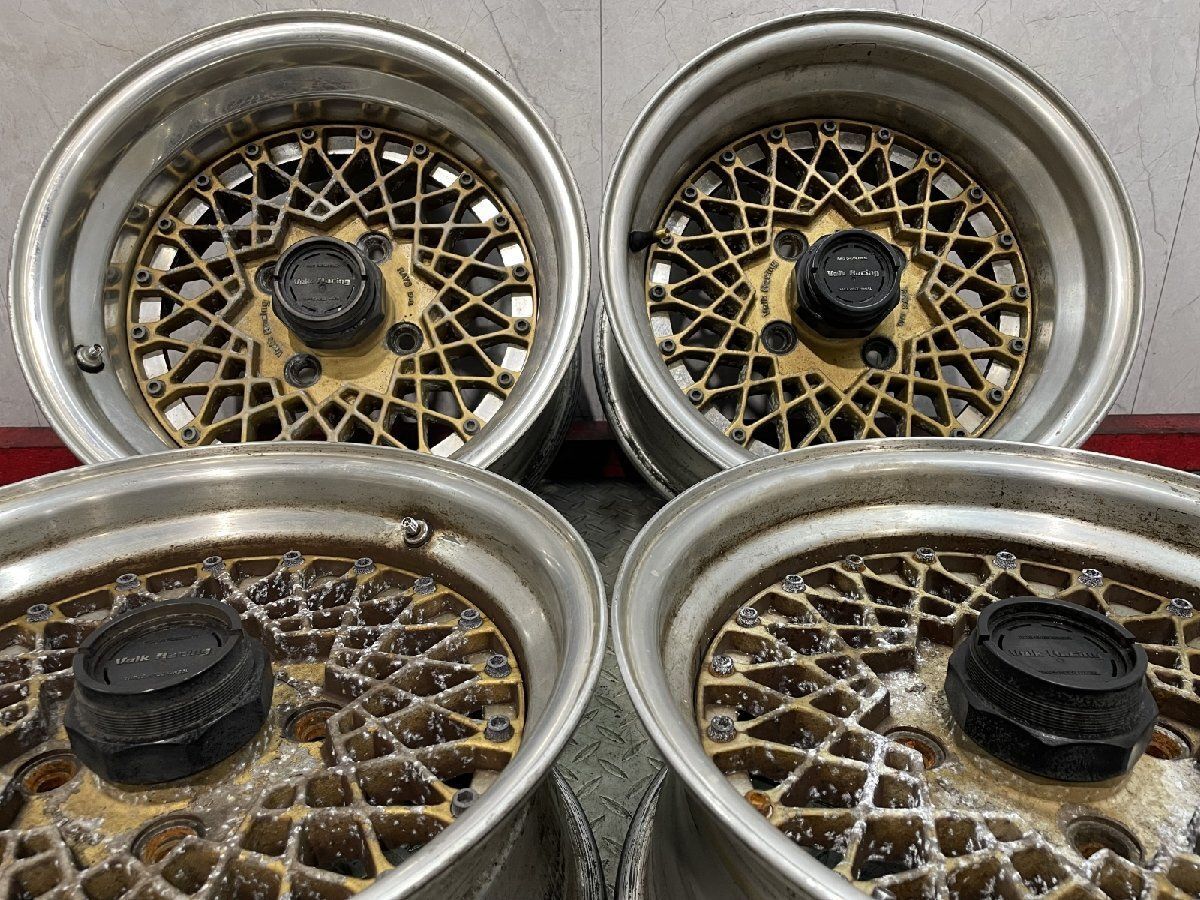 旧車ホイール RAYS VOLK Racing レイズ ボルクレーシング 14インチ 4本 6.5 J|7. .3約-2|約 9 メッシュ 当時物 MHE 257