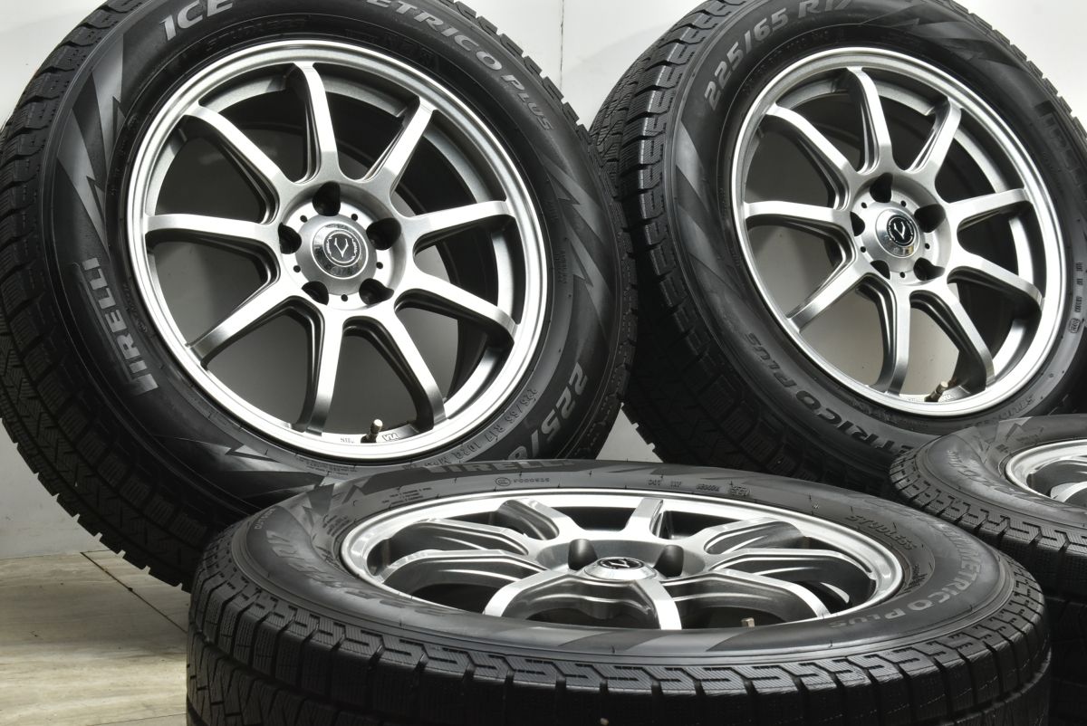 良好 バトラ 17 in 7 J 40 PCD 114 3 アイスアシンメトリコ 225 65 R レクサスNX ハリアー RAV 4 エクストレイル レガシィアウトバック