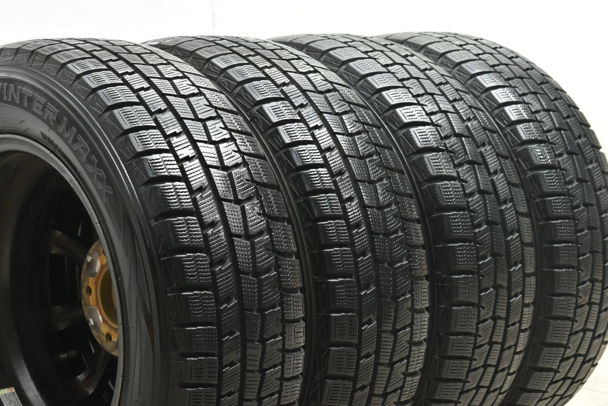  ノア ヴォクシー等に エクシーダー 15 in 6 J 53 PCD 114 3 ダンロップ WM 01 195 65 R エスクァイア ステップワゴン プレマシー 15インチ タイヤ ホイールセット