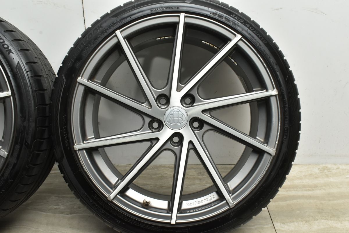  ツイストデザイン ロルフハルトゲ F 10 19 in 8.5 J 40 114.3 2025年製 ハンコック 225|40 R レクサス GS クラウン マークX スカイライン 19インチ タイヤ ホイールセット