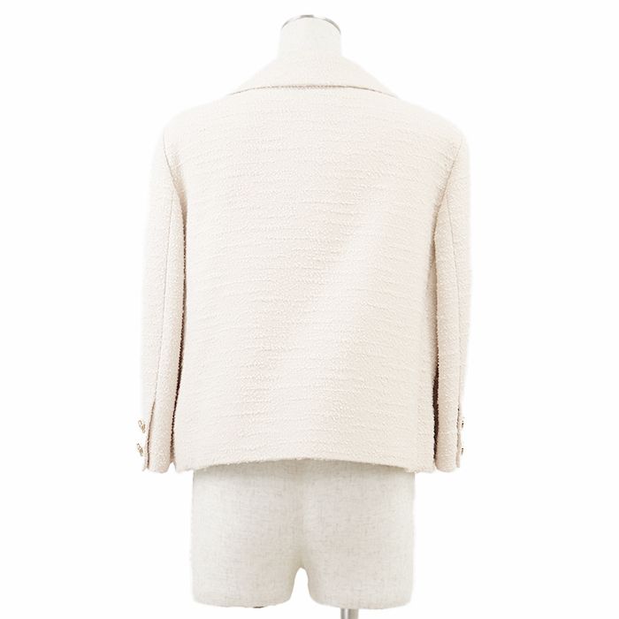 GUCCI グッチ ラペルドジャケット ファインブークレツイード